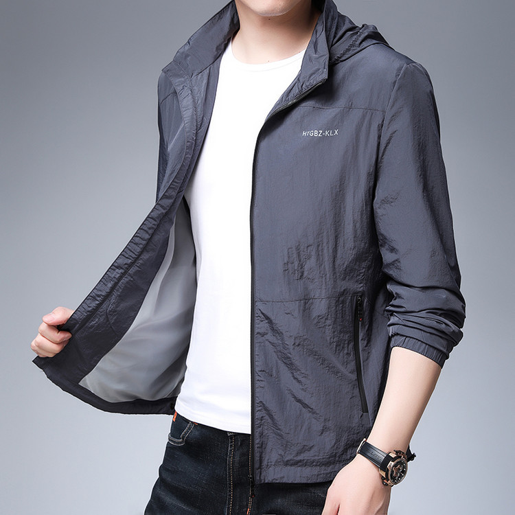 Mk Genuine Ice Silk Breathable Sun Protection Clothing for Men 2026 Summer New High-End Skin-Friendly Cool-Feeling Men's Thin Jacket Mk Genuine Ice Silk Breathable Sun Protection Clothing for Men 2026 Summer New High-End Skin-Friendly Cool-Feeling Men's Thin Jacket