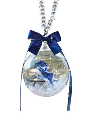 New crystal ball trojan horse car trailer interior decoration decoration car crystal car high-end women men