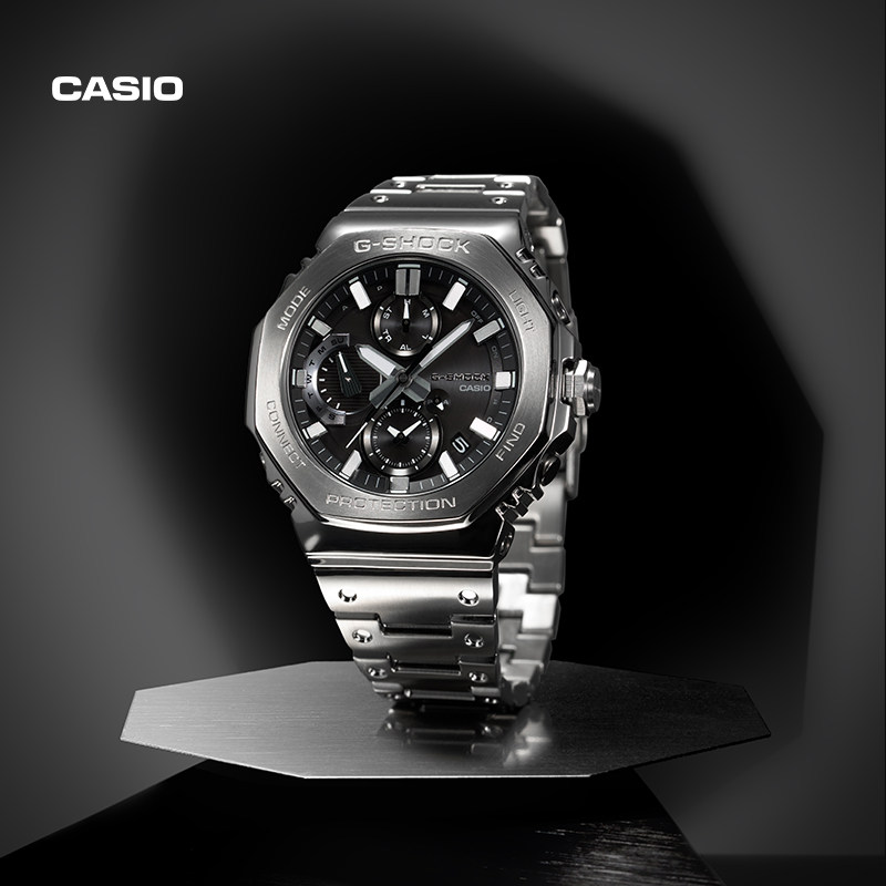 Casio Octagonal Casio gmc-b2100 all-metal octagonal dial watch review | full analog ...
