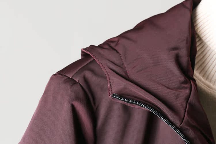 Màu rượu vang E240 màu trầm hương rượu vang sang trọng màu đỏ cộng với chất liệu cotton dày nam mịn màng như lụa co giãn bốn mặt bằng vải cotton áo khoác cặp