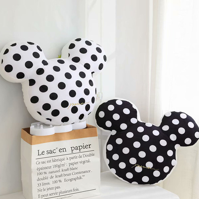 Nordic ins wave point Mickey hairpin pass pillow sofa cushion office pillow bedside back car waist cushion