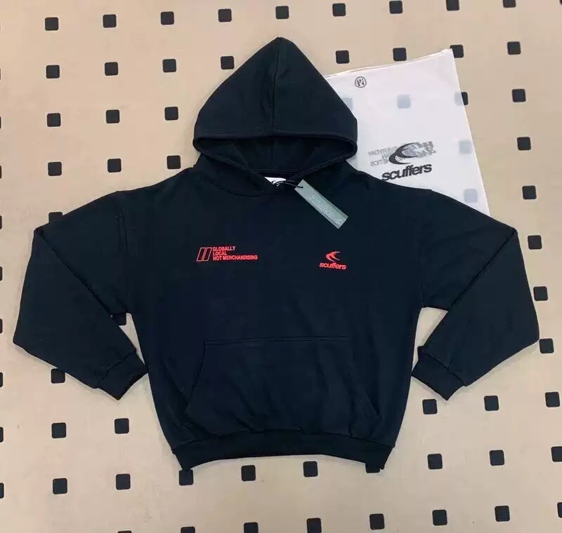 Cross-Border New Scu Trendy Brand Printed Hoodie Autumn Pure Cotton American Style Pullover Sweatshirt Jacket Top