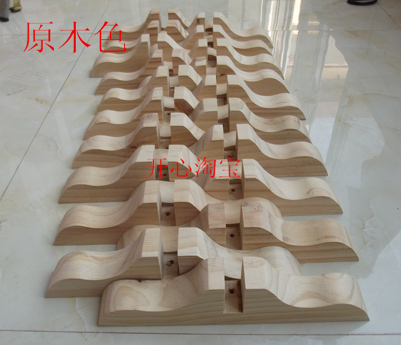 Rắn gỗ rơm màn hình thẳng cơ sở ròng rọc cố định phân vùng sơn chân hiên tùy chỉnh kích thước lưỡi lê - Màn hình / Cửa sổ vach ngan dep