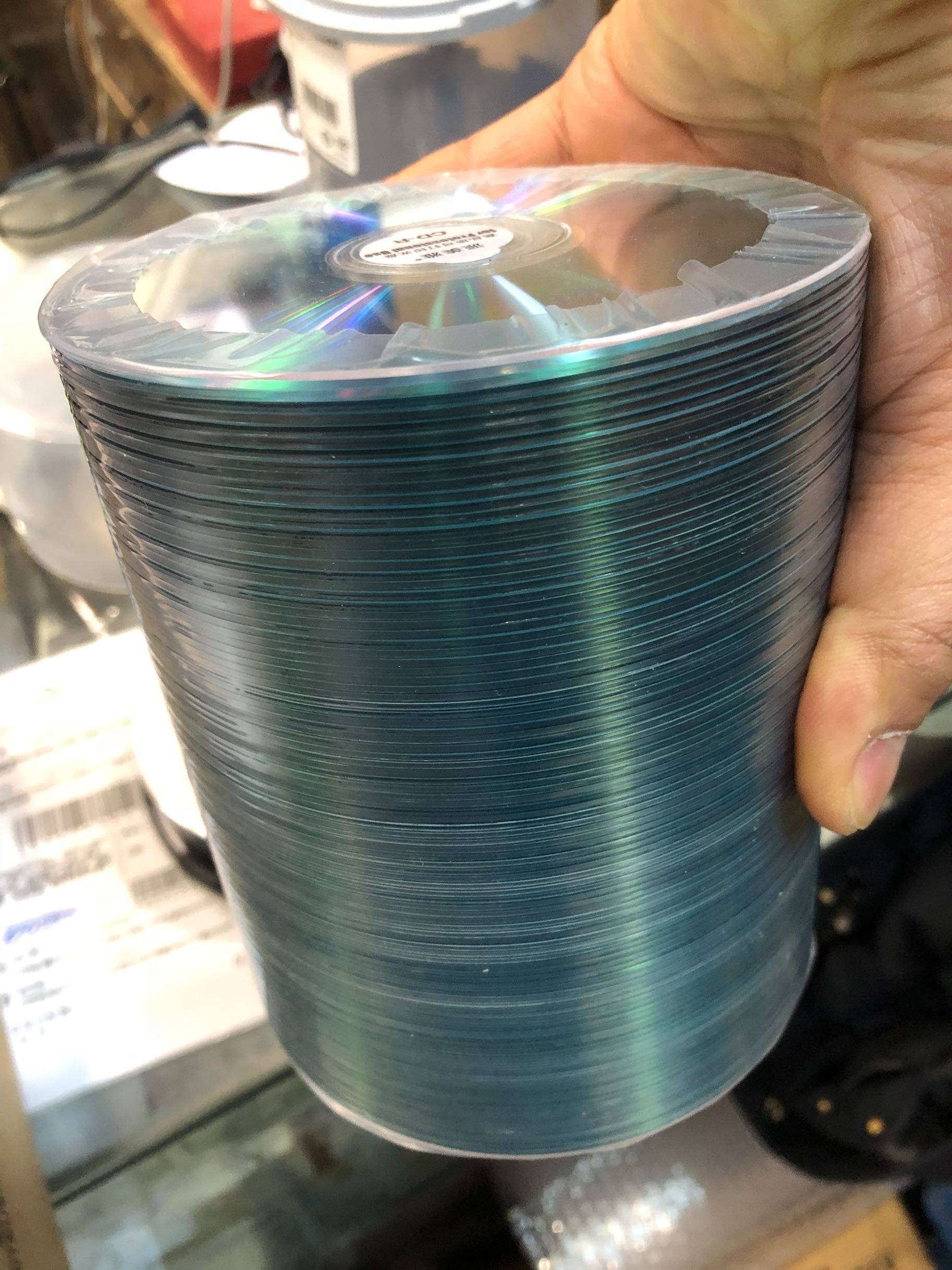 Pie Meal CD 1x blank Music CD burning disc 700m Water Blue cd-r Sun Boosting 100 sheets Printable