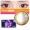 Haichang Star Beauty 瞳 kích thước đường kính kính áp tròng nữ màu đỏ nửa năm ném 1 cửa hàng chính thức trang web chính hãng - Kính đeo mắt kính