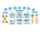 Kindergarten Anti-Drowning Safety Education Promotional Theme Cultural Wall Stickers Finished Product Corridor Environment Creation Hallway Wall Decoration