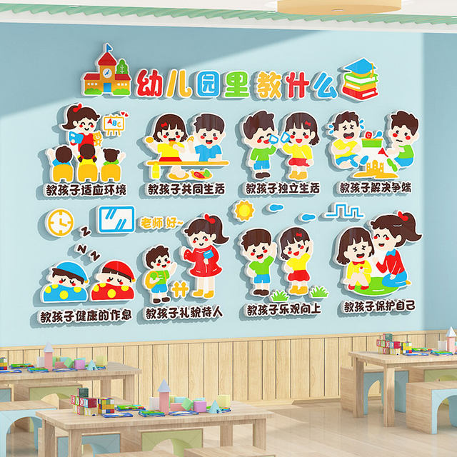 What Kind of Environmental Creation Materials Are Used in Kindergarten? Theme Wall Finished Products, Corridor Image, Classroom Layout, Cultural Wall Decoration