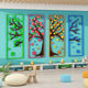 Kindergarten Twenty-Four Solar Terms Theme Cultural Wall Stickers for Spring, Summer, Autumn and Winter Classroom Corridor Wall Decoration Paintings