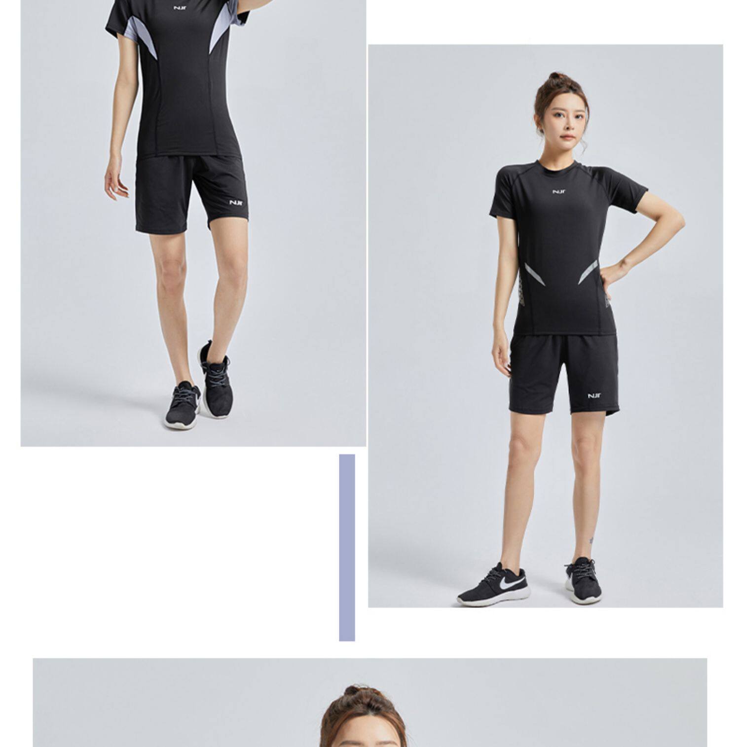 Одежда для йоги 南极人瑜伽服套装女士修身显瘦运动初学者好看的速干透气紧身衣服