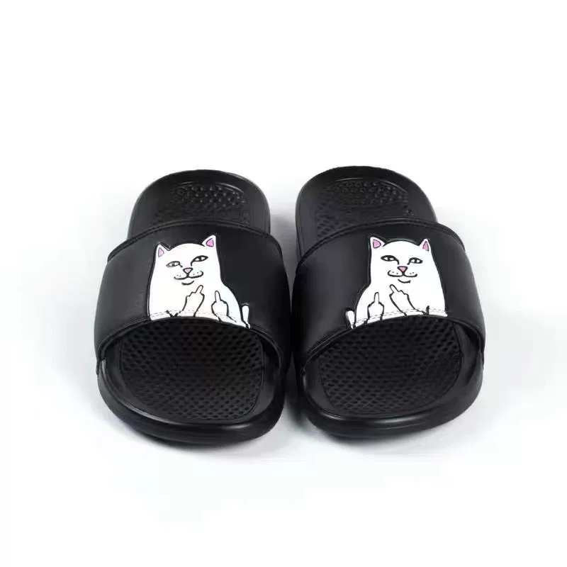Суперба RIPNDIP Лорд Нермал Мидтайм Фингер Кэт Кэт тапочки тапочки пляж баня