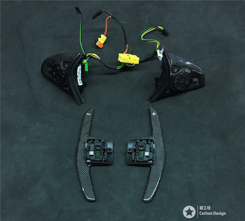 Beek Junwei GS retrofit the sheet McLaren's overran lengthened carbon fiber dial sheet Carbon fiber steering wheel