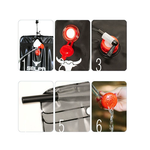 Емкость для воды для скалозалания на солнечной энергии, мешок для воды, Южная Корея