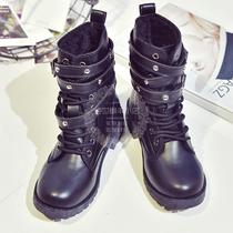 Martin boots female British style student Korean version wild Harajuku tooling boots spring and autumn 2018 new summer motorcycle boots