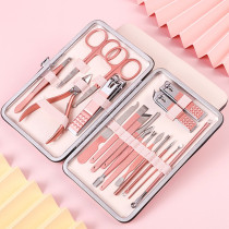 Rose gold stainless steel size set nail tools portable nail cutting home pedicure artifact kit