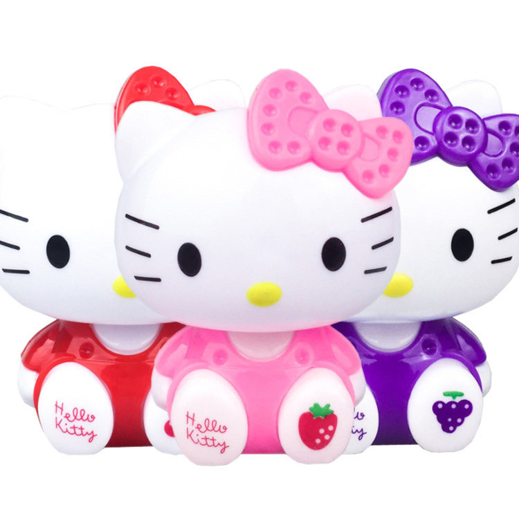 Girl birthday cake decoration plastic fruit KT cat scene cake ornaments mini children's toys