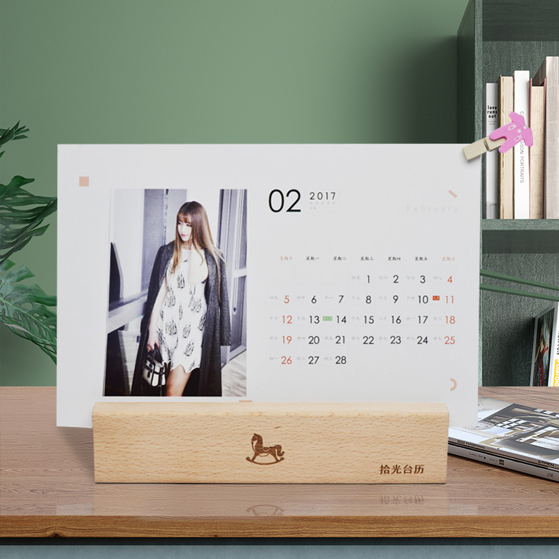 2023 Personality Desk Calendar Custom Diy Baby Calendar Travel Photo Creative Year Calendar Company Homemade Desk Set-Taobao