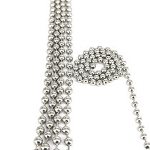 304 new other brand new ball beads necklace hanging chain curtain chain hanging card lantern silver ball chain DIY accessories