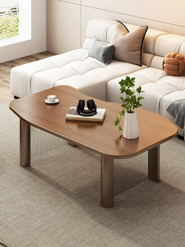 Инопланетный журнальный столик небольшая квартира скандинавская гостиная дома, короткий стол, простой современный творческий сплошной древесина.