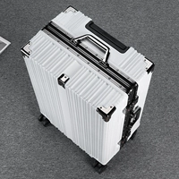 Роскошная модель с белой алюминиевой рамой [таможенный замок из сплава] Улучшенная защита от падения + бесплатный подарок