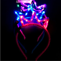 Luminous Wire Crown 2018 New Hair Hoop Explosion Flash hairclip Garland Headwear Headgear Spread Hot Sale