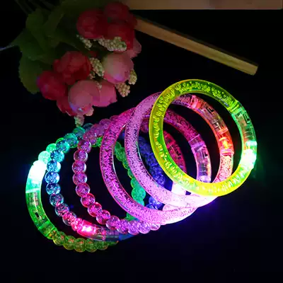 Fluorescent stick bracelet concert toy supplies glowing bracelet LED light bracelet props colorful fluorescent ring