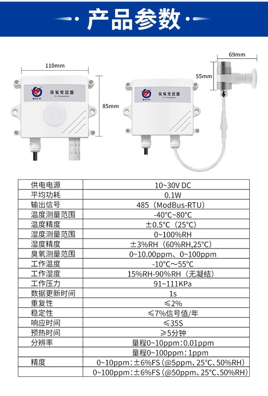 Máy dò Ozone máy phát khí độc hại và có hại nồng độ công nghiệp phát hiện rò rỉ dư Cảm biến O3 O3 cảm biến khí gas mq5 cảm biến khí gas mq5