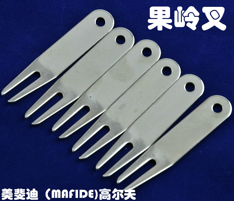 Quảng cáo Golf New Greens Fork Vật liệu thép Greens Tool Fork Làm bằng kim loại chất lượng cao 	giá 1 bộ đánh golf	