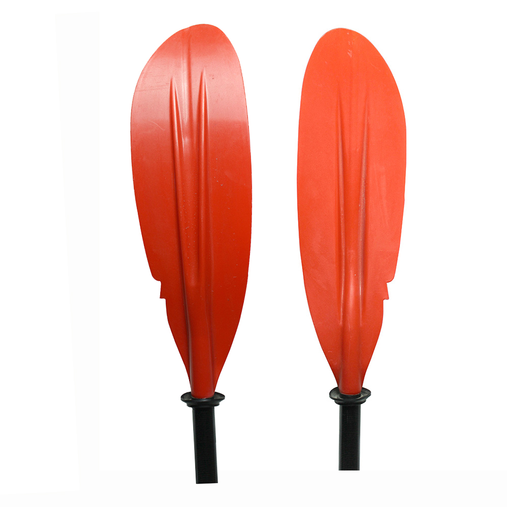 Q25-GLASS FIBER POLE COLOR NARROW LEAF PLASTIC BOAT PADDLE 
