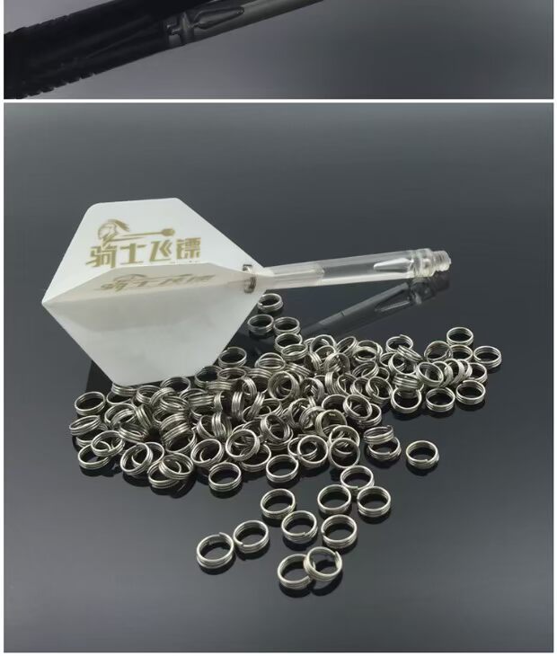 [Xiao Li phi tiêu] phi tiêu chuyên nghiệp que nylon thanh lò xo vòng nhựa que giữ vòng 5 nhân dân tệ / 50 vòng - Darts / Table football / Giải trí trong nhà phi tieu