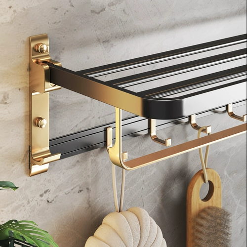 Космическая алюминиевая ванная комната установите стену подвесные полотенца.