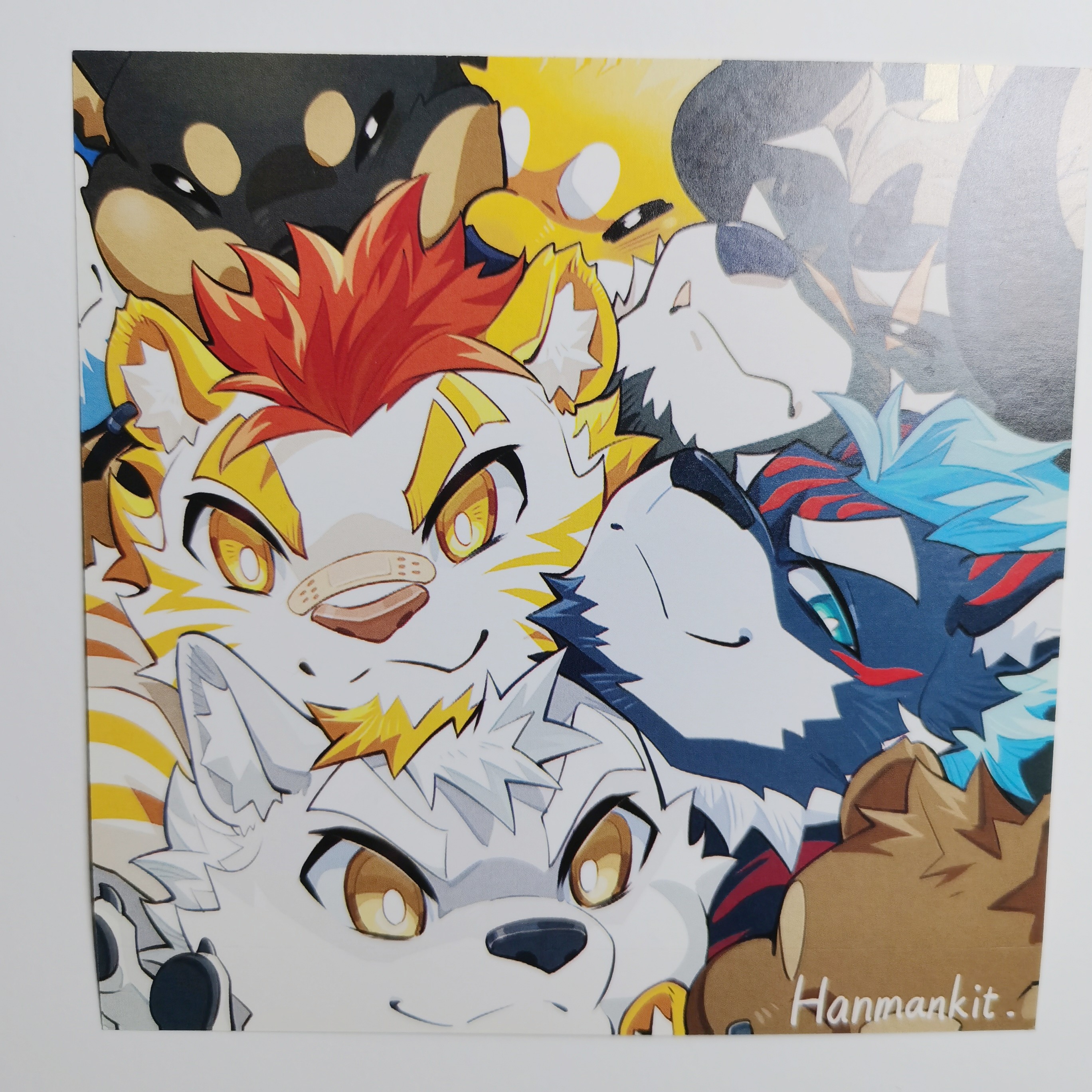 【 Collect Stickers for Rewards 】 Tug-of-War thank-you card