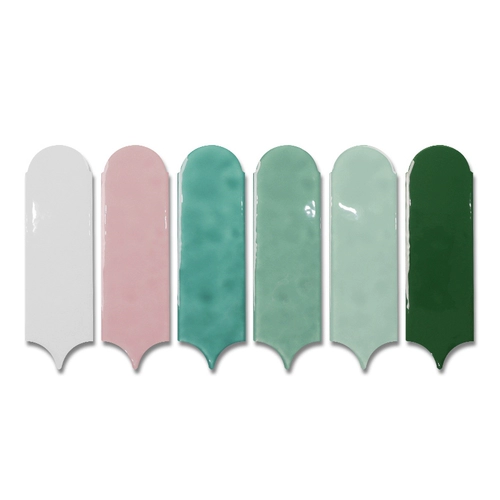 Нордические перья кирпичи полная керамическая павлин -пера кирпичи розовые зеленые белые керамические плитки с длинной полосой кухня и ванная