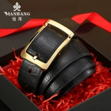 曼邦 Ремень, кожаные штаны, крокодиловый принт, воловья кожа, из натуральной кожи