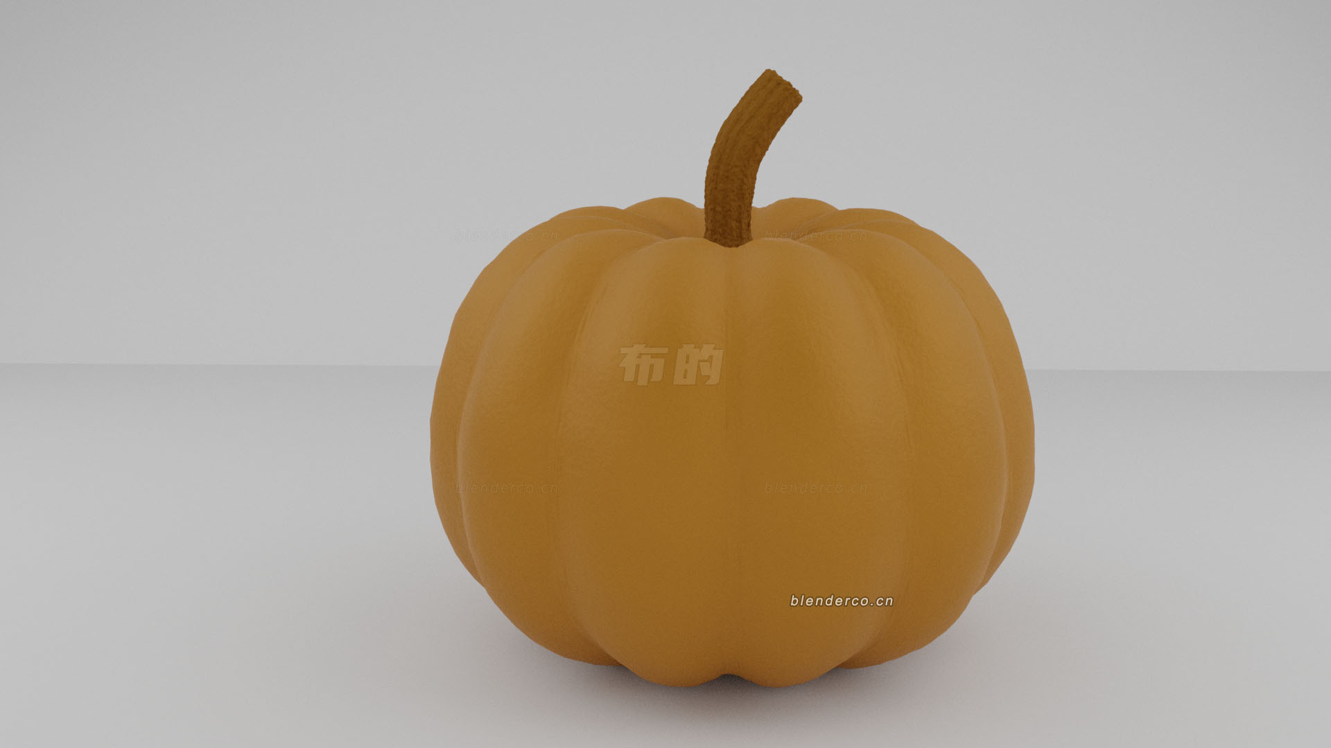 Blender南瓜模型