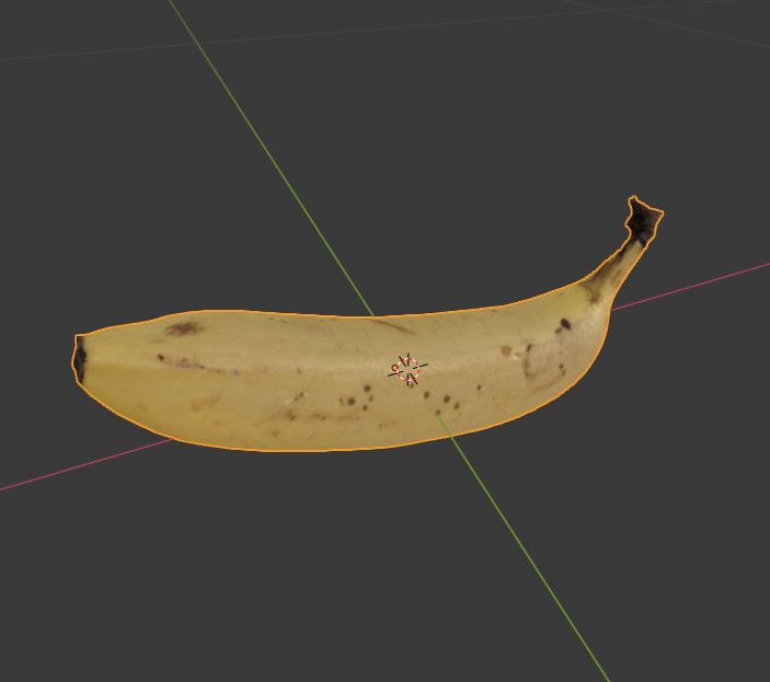 Blender水果香蕉模型