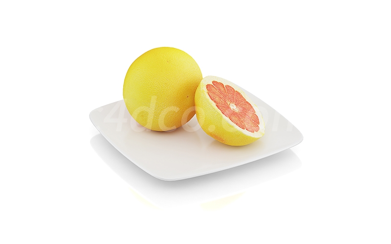 一酷-c4d水果橙子食物模型55