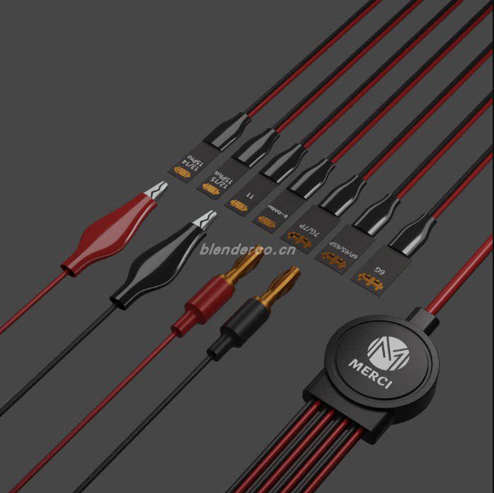 iPhone电源开机线模型