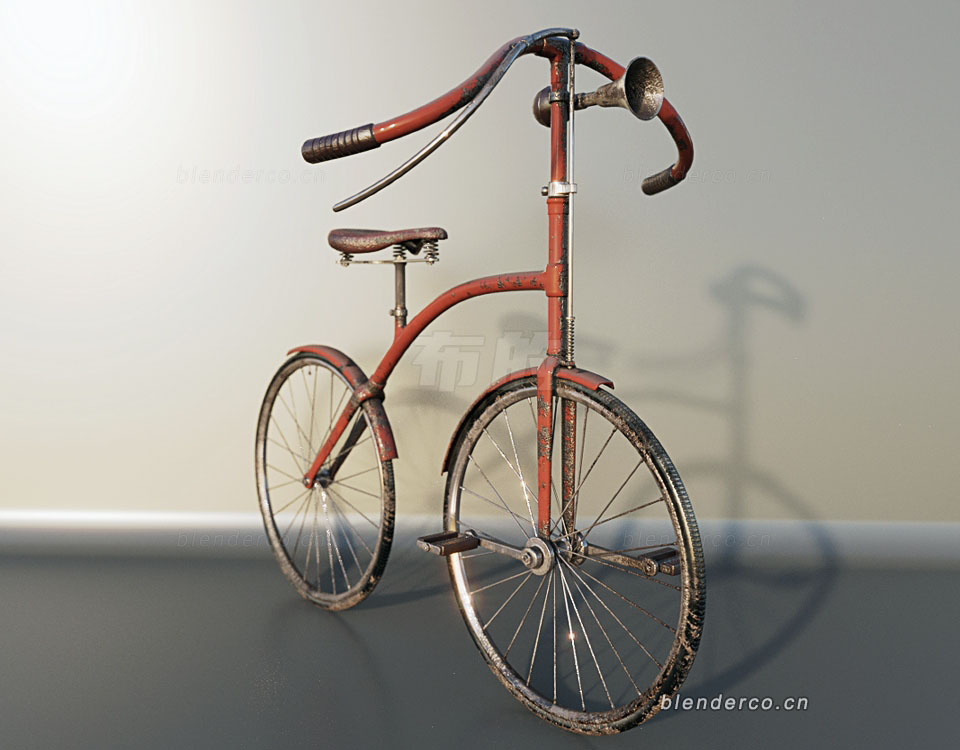 旧自行车模型old- bicycle
