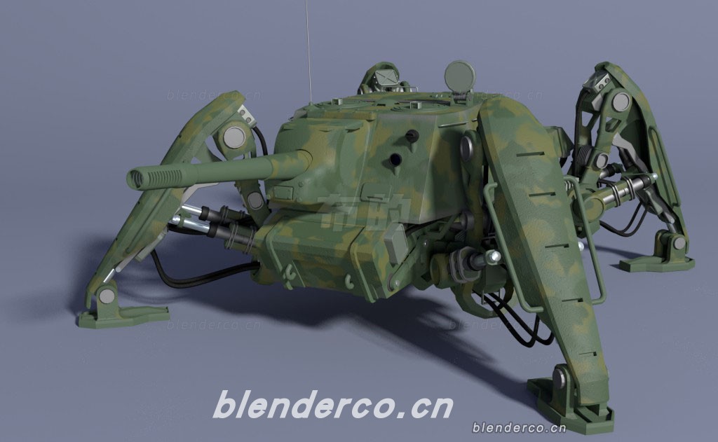 blender机甲武器模型-群友分享-作者不清楚，知道的留言。