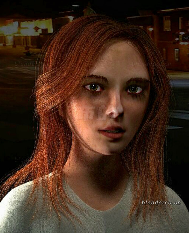Blender女人女性角色人物模型