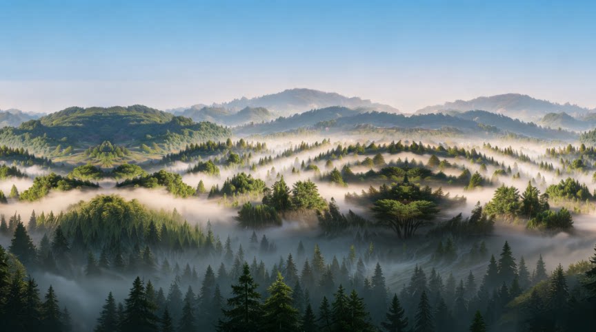 4K雾影森林世界环境贴图  通过百度网盘 123云盘 分享（记得点击右上角的渲染才能看到世界环境哦~）