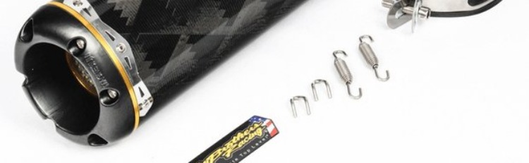 Xe máy thể thao sửa đổi âm thanh xe CB400 Ninja 350R6 sáu mắt quỷ GSX1300K7K8 ống xả anh em - Ống xả xe máy cổ pô xe máy
