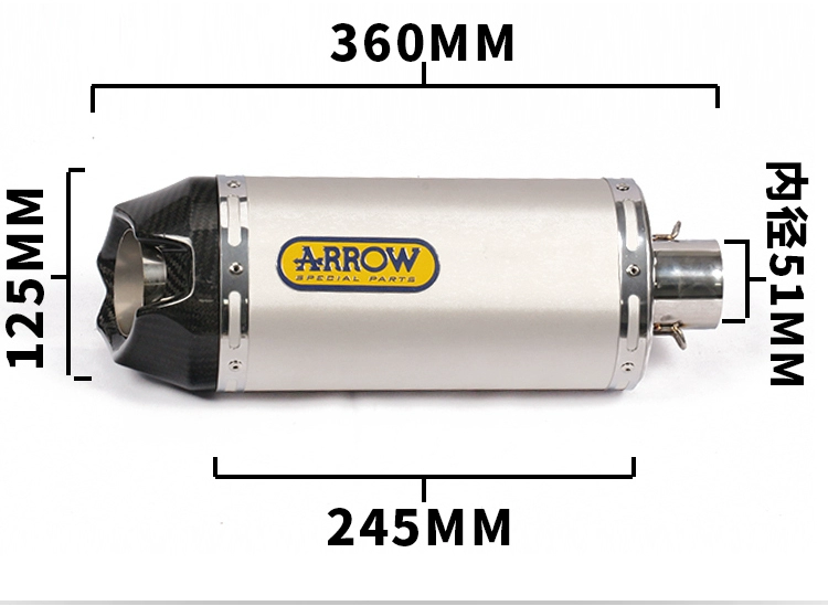 Ống xả xe máy Wrigley ZX10R Huanglong 600 GSX750 er6n CBR500 K8 ống khói chiên đường phố - Ống xả xe máy