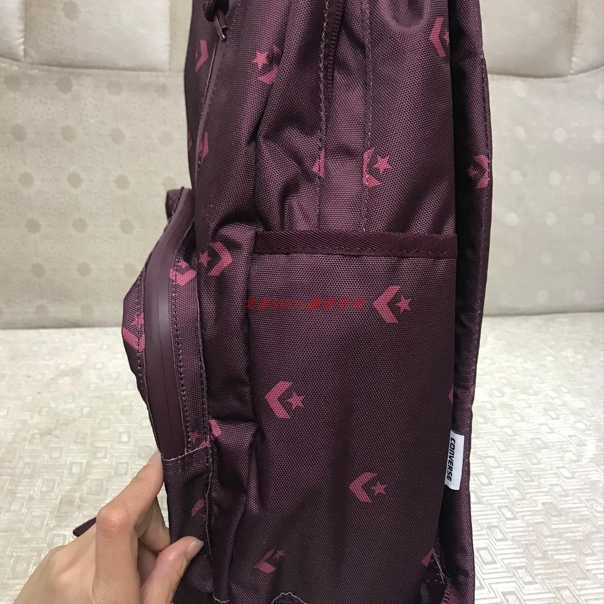 Converse CONVERSE ba lô nam và nữ ba lô nam và nữ mô hình cổ điển ba lô du lịch túi đi học túi máy tính balo camelia