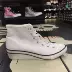 CONVERSE Giày nữ nêm Giày vải nữ 547908C 537104C 537105C 537106C giày thể thao nam chính hãng Plimsolls