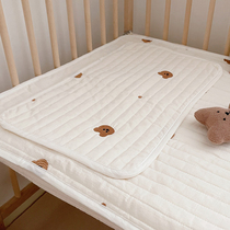 Neonatal 0-1 year old flat headrest infant pillow baby Four Seasons newborn 3 months anti-spit milk cotton pillow towel