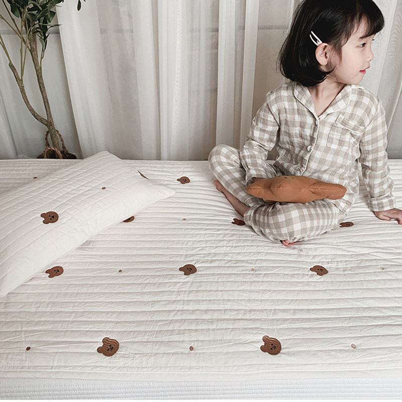 Can be customized ins Korean version baby children's hairpin cotton mattress cotton quilted kindergarten nap mat tatami pad