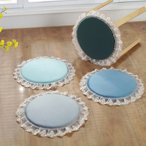 Round cushion Household plush thickened chair cushion Dining chair cushion Non-slip small round cushion Round stool European Sponge cushion