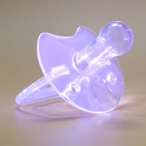 Pacifier full silicone round head thumb type baby baby full silicone pacifier single pack 2 get 1 free