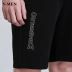 VMEN Wiman mùa hè đan quần short nam màu đen xu hướng thể thao quần short giản dị quần năm điểm 9 22211611 - Quần Jogger